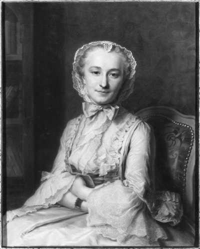 Mademoiselle Marie Salle, 1741 by Maurice Quentin de La Tour